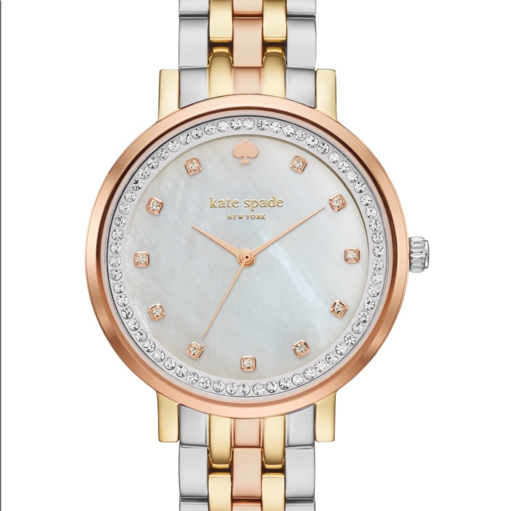 Kate Spade Tri-tone Monterey Watch